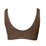 lynma crossover comfort bra COTTON- espresso empress