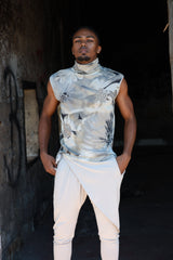 Mesh turtleneck