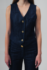 Demi Denim Vest
