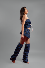 Destiny Denim Leg Warmers