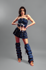 Destiny Denim Leg Warmers