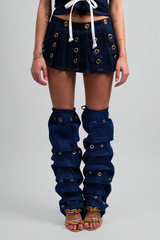 Destiny Denim Leg Warmers