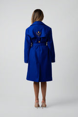 Ilya Indigo Wool Coat