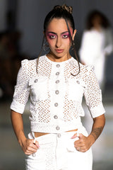 Fae Eyelet Two-Piece Shorts Set