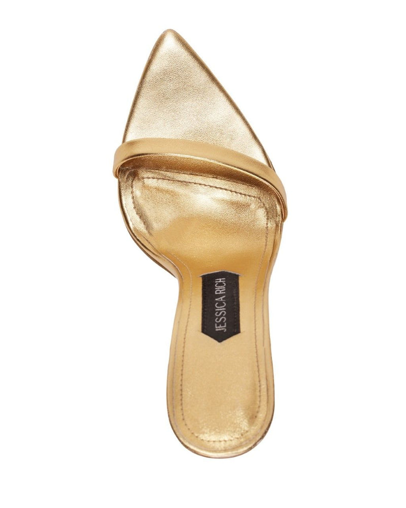 RICH SANDAL 120 MM | GOLD