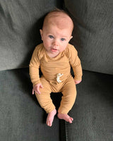 Organic Everyday LS Bodysuit | Wheat