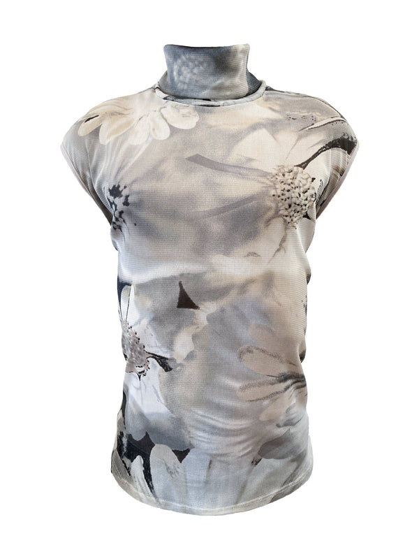 Mesh turtleneck