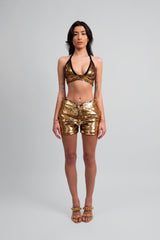 Minami Gold Sequin Shorts