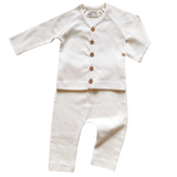 Organic Newborn Top & Pant Set | Undyed