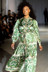 Zuri Baroque Print Dress