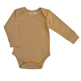Organic Everyday LS Bodysuit | Wheat