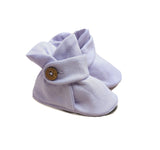 Organic Baby Booties | Lilac