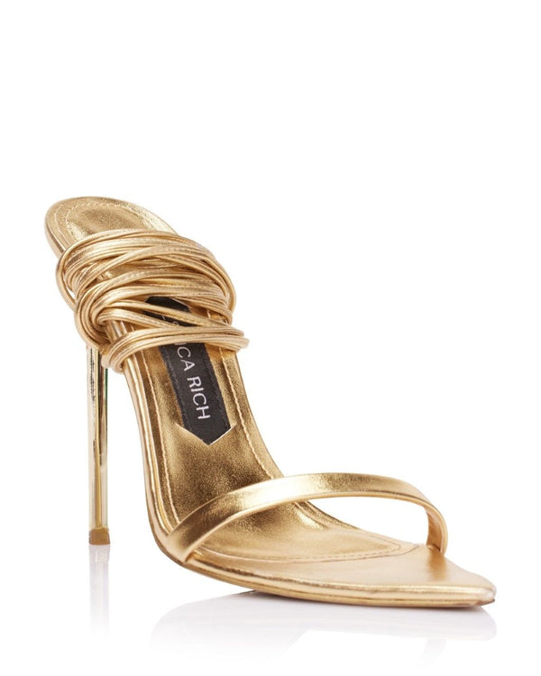 RICH SANDAL 120 MM | GOLD