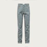 Recycled Blue Cotton Straight Denim Pants