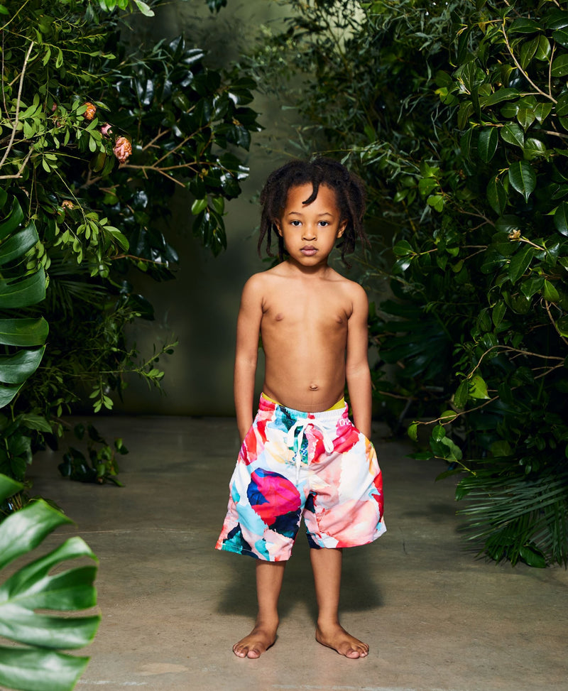 Kids Bloom Swim Trunks