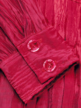 Signature Tie Front Jumpsuit | Fuchsia