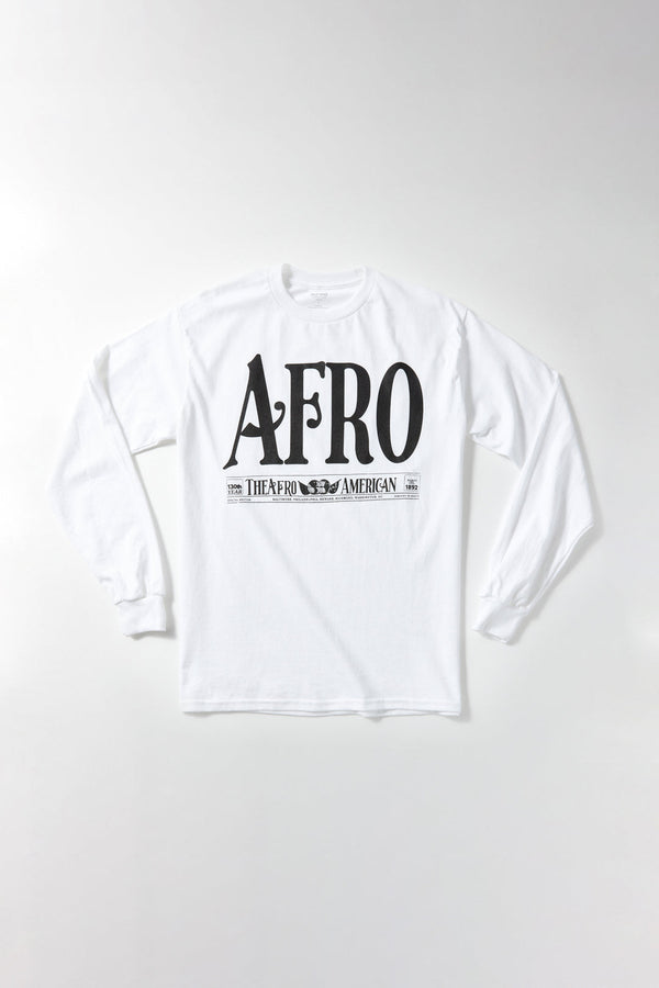 AFRO American Newspaper Longsleeve T-Shirt