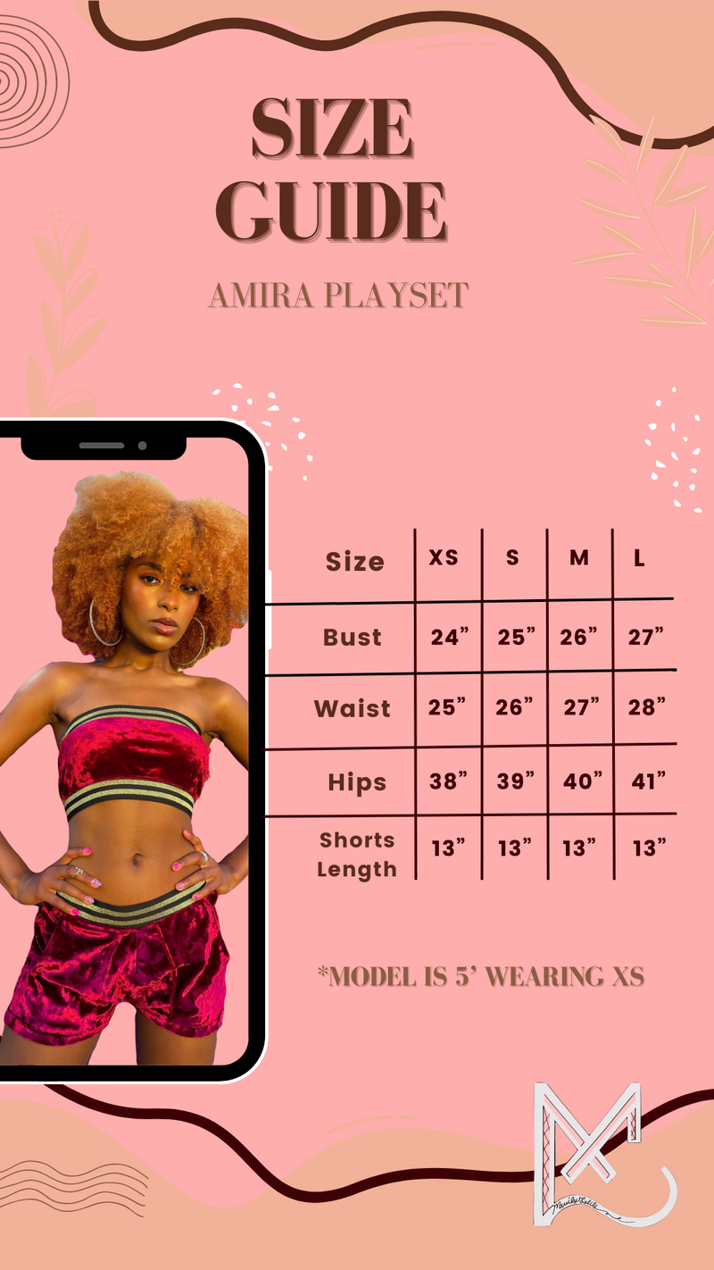 Amira Velour Tube Top Playset