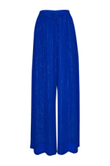 Blue Lurex Laurence Pants