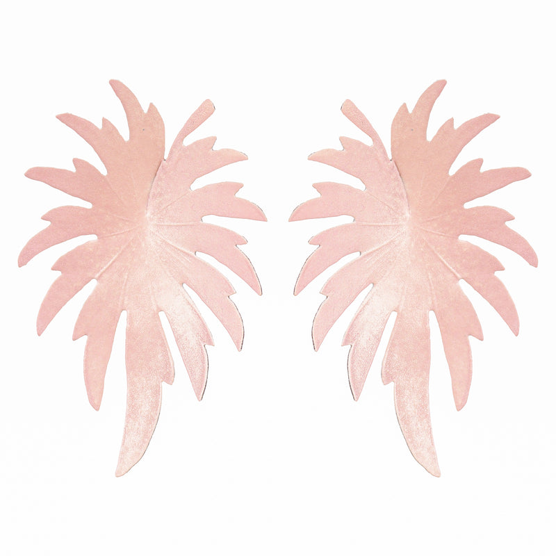 Blush Palm Earrings