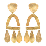 Brass Castara Earrings