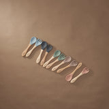 Bamboo Spoon and Fork Set (Muted Pink)