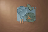 Bamboo Spoon and Fork Set (Sage)