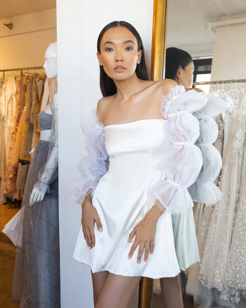CLOUD SILK DRESS (BLACK)