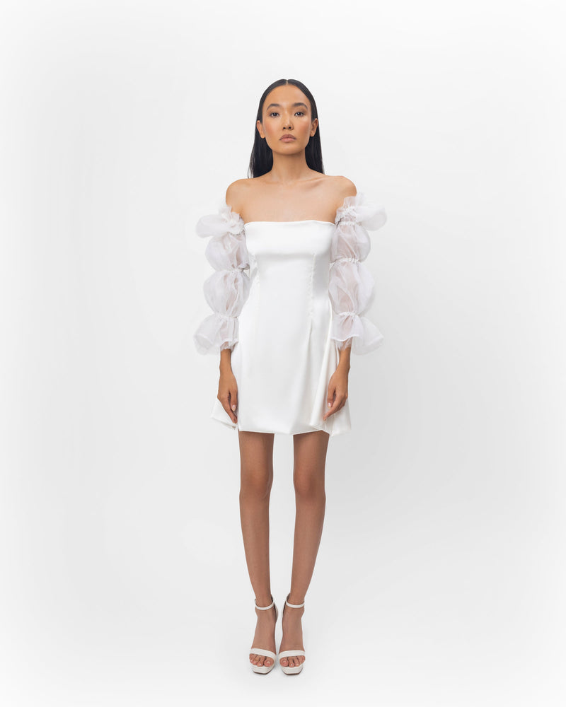 CLOUD SILK DRESS (BLACK)