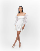 CLOUD SILK DRESS (BLACK)