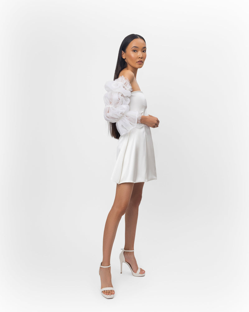 CLOUD SILK DRESS (BLACK)
