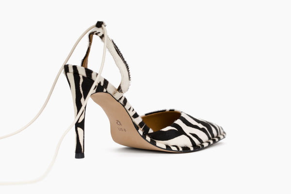 A-Line Lace Up - Zebra