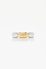 Silver "701" Ring