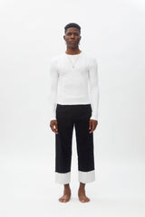 Dark Olive "Dani LS" Ribbed Top
