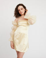 CLOUD SILK DRESS (PINK)