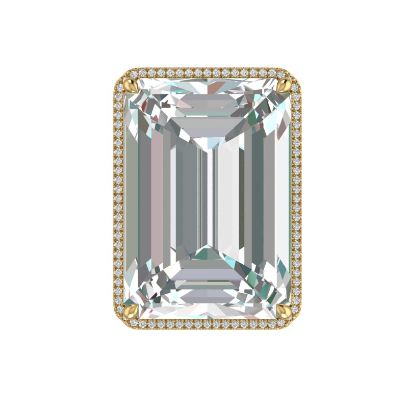 Power Crystal Supreme Diamond Accent Rocktail Ring