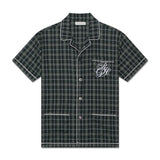 Gatsby PJ Shirt in Green Tartan