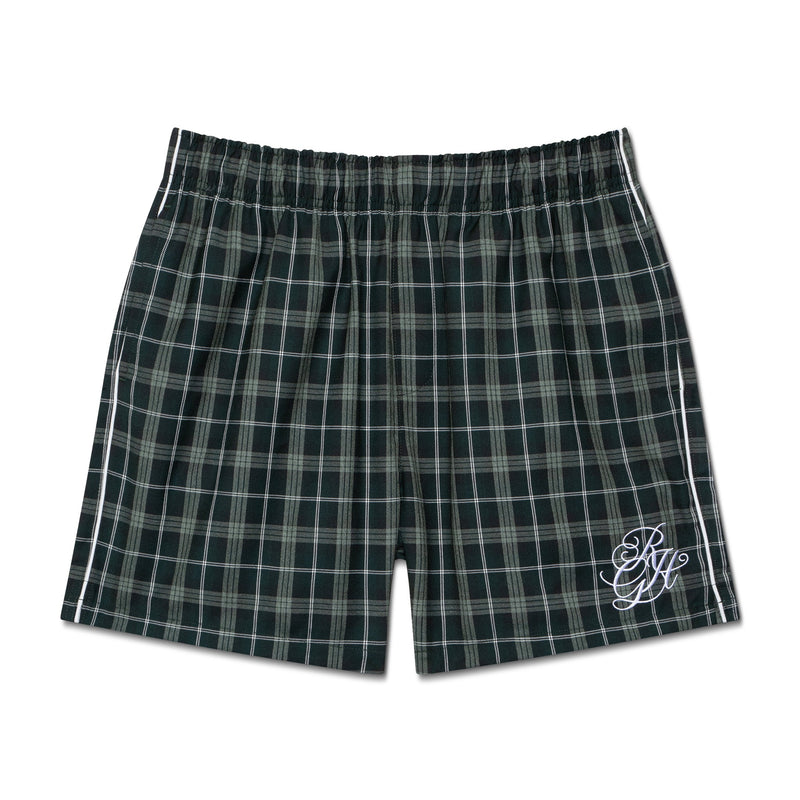 Bogart PJ Short in Green Tartan