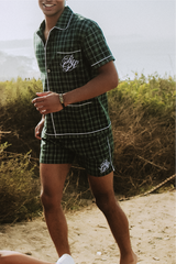 Bogart PJ Short in Green Tartan