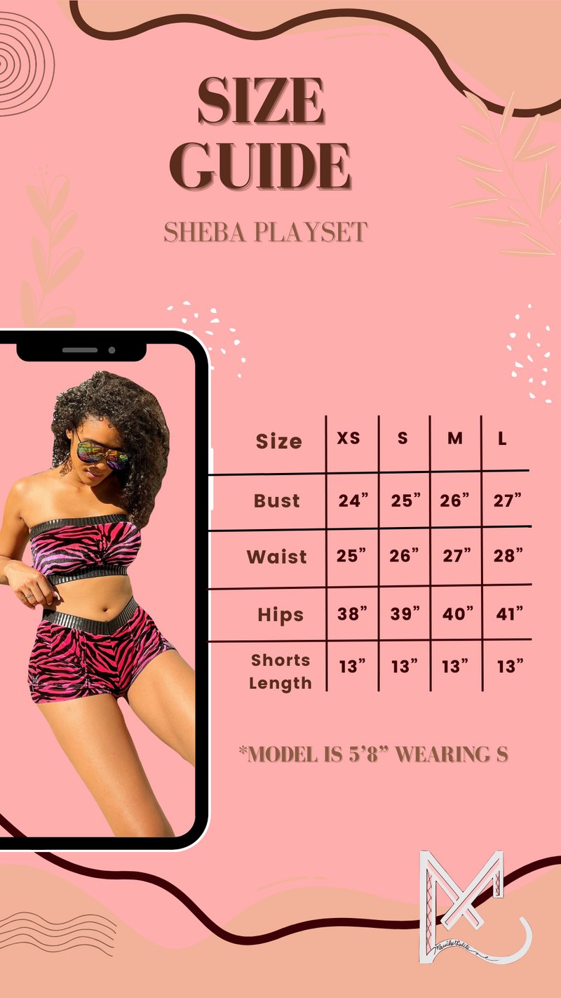 Sheba Velour Tube Top Playset