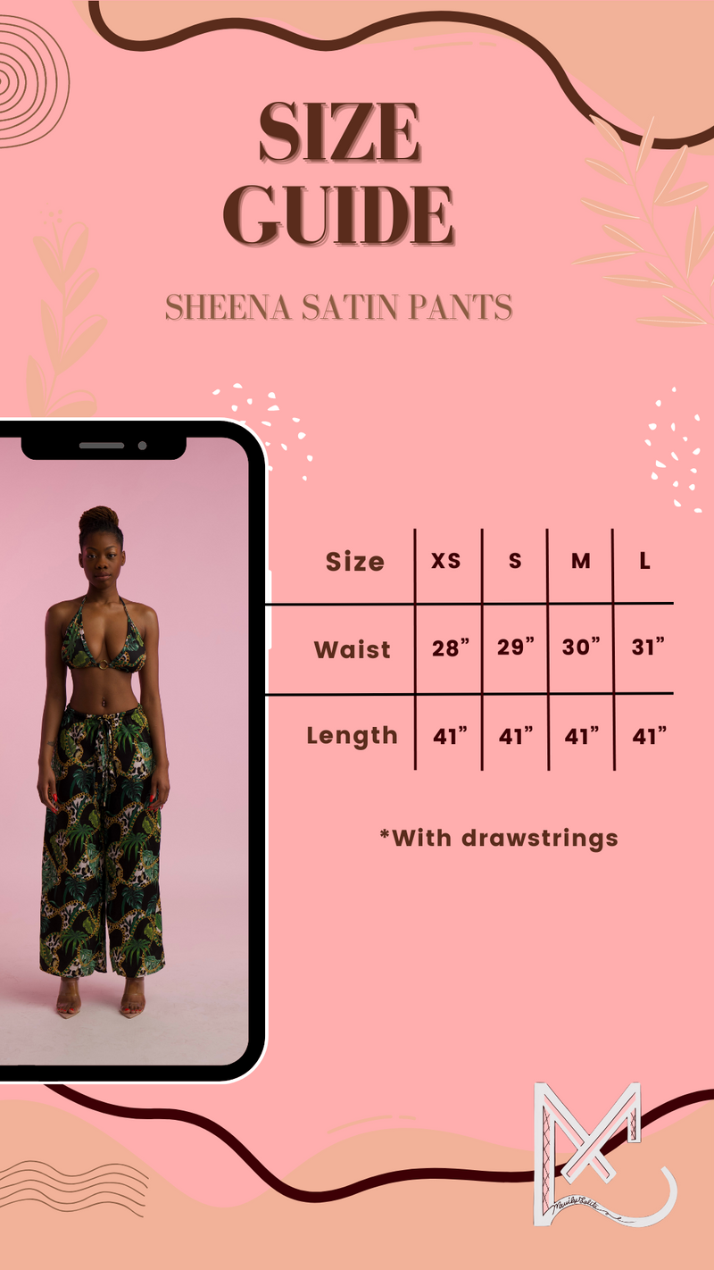 Sheena Satin Pants