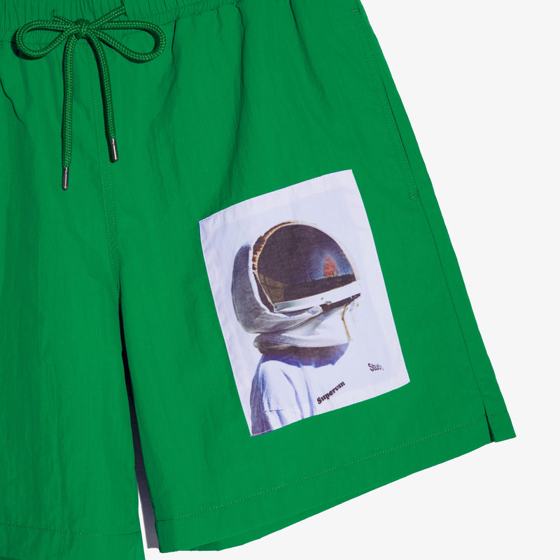 SPACEMAN WATER SHORTS (GREEN)