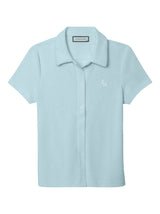 Lina Terry Top in Blue