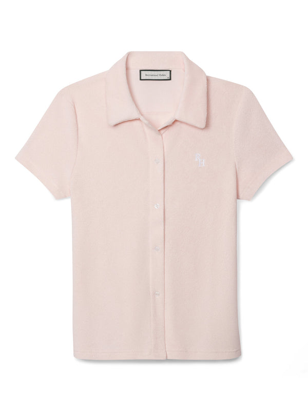 Lina Terry Top in Pink