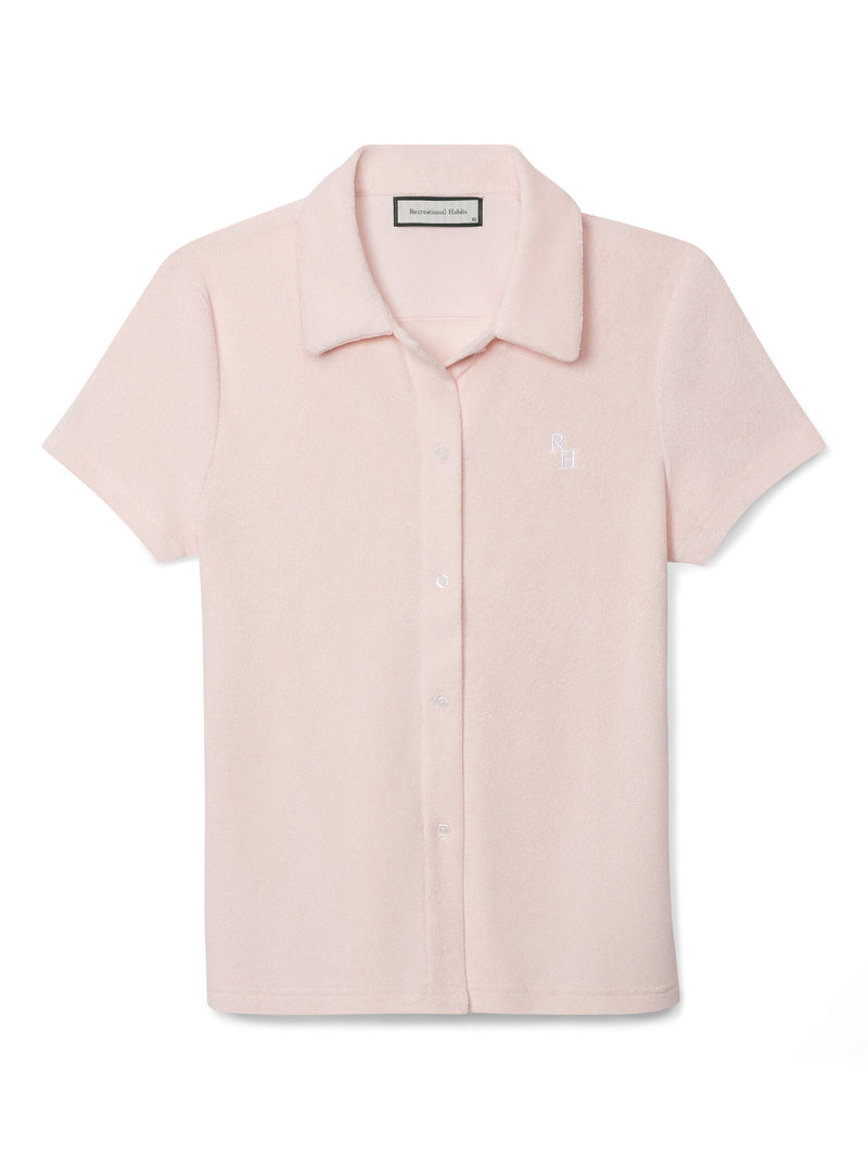 Lina Terry Top in Pink
