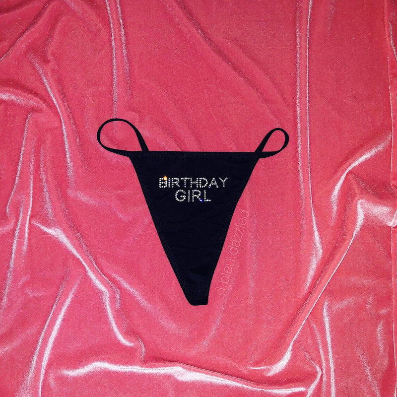 "BIRTHDAY GIRL" Thong