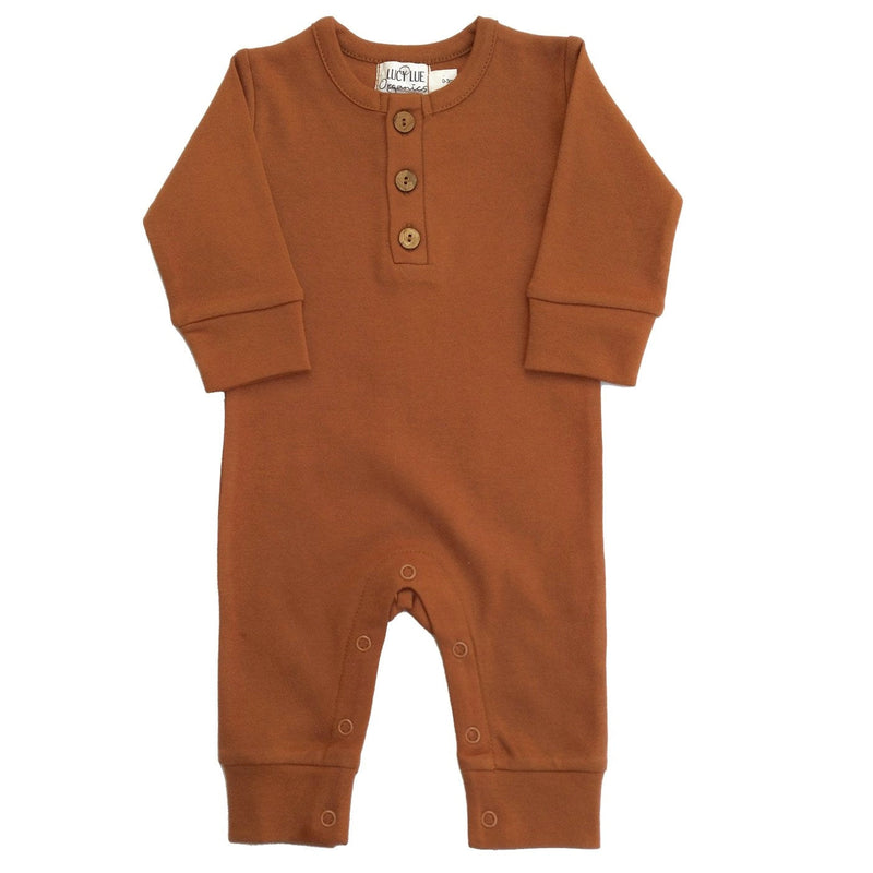 Organic Coverall Romper | Ginger