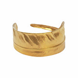 Gold Feather Cuff