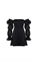 CLOUD SILK DRESS (BLACK)