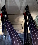 Crystal Pinstripe Tights